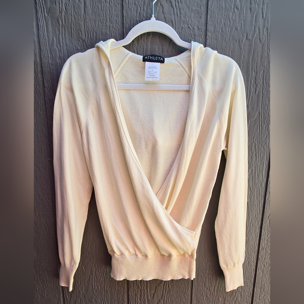 Athleta Pullover Hooded Sweater